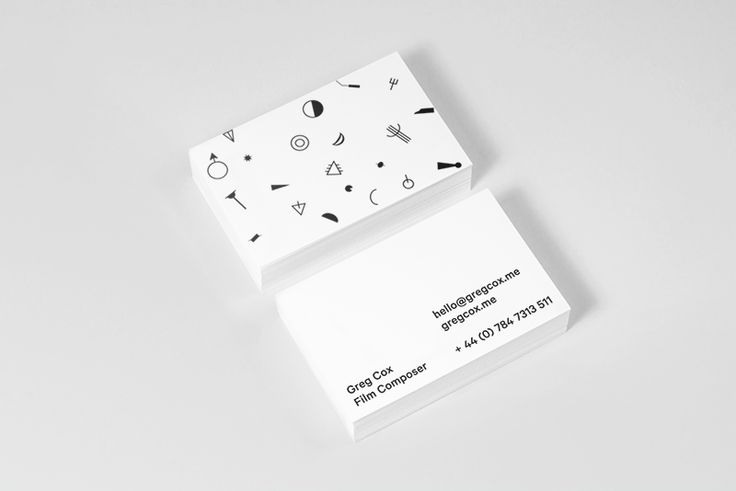 Minimalist karvizit tasarımı