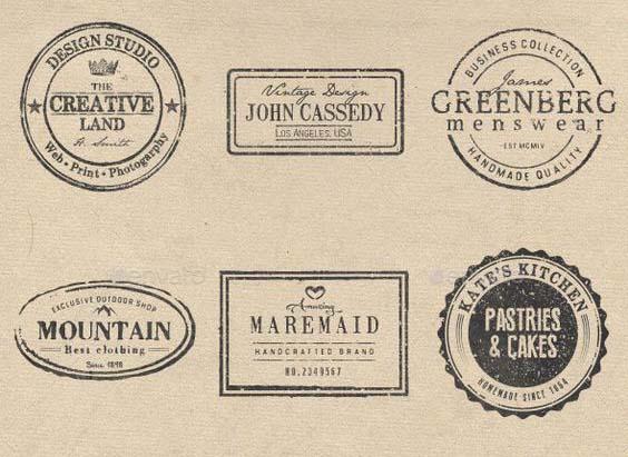 Vintage logo tasarımı