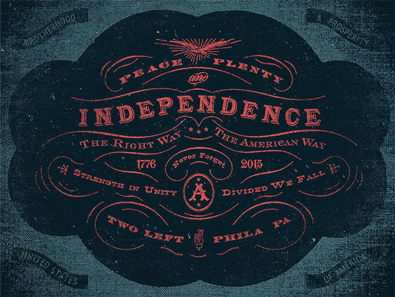 koyu mavi arka planda kırmızı renkli yazı ve çizimler