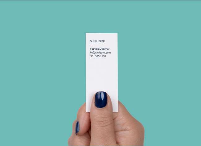 ince kartvizit ölçüleri