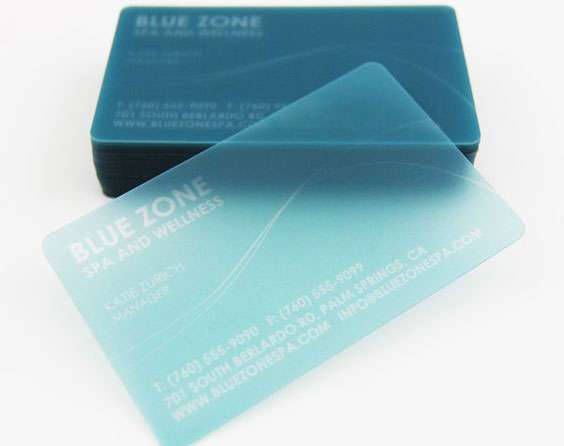 şeffaf kartvizit örnekleri