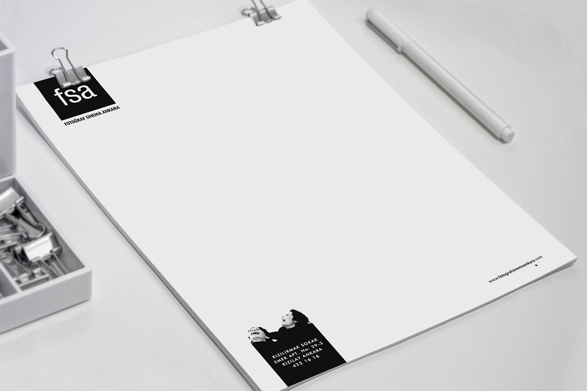 antetli kağıt örneği, siyah antetli kağıt