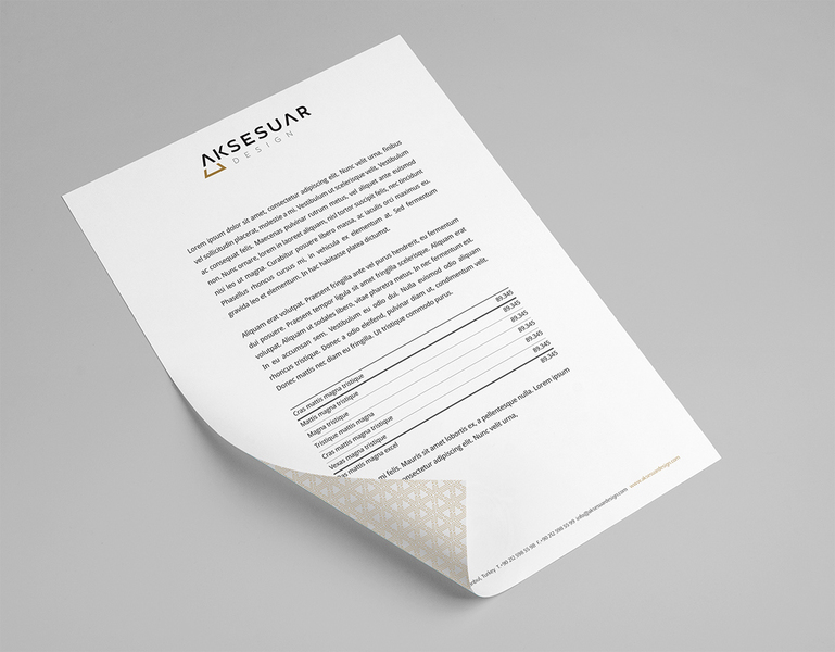 antetli kağıt örnekleri