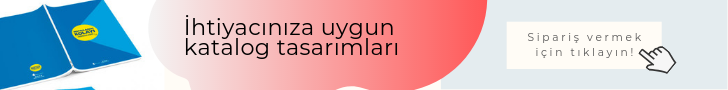 katalog siparişi için hazırlanan banner örneği