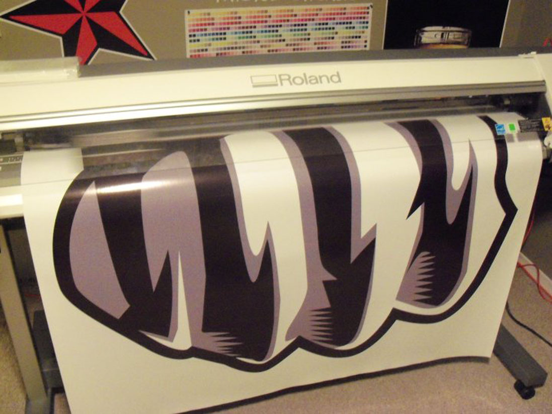 sticker kesimi, sticker yapımı