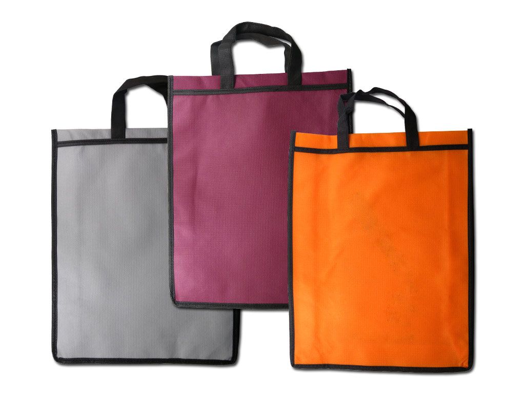 renkli bez çantalar