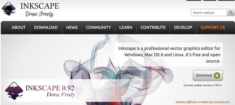 Afiş hazırlama programları Inkspace