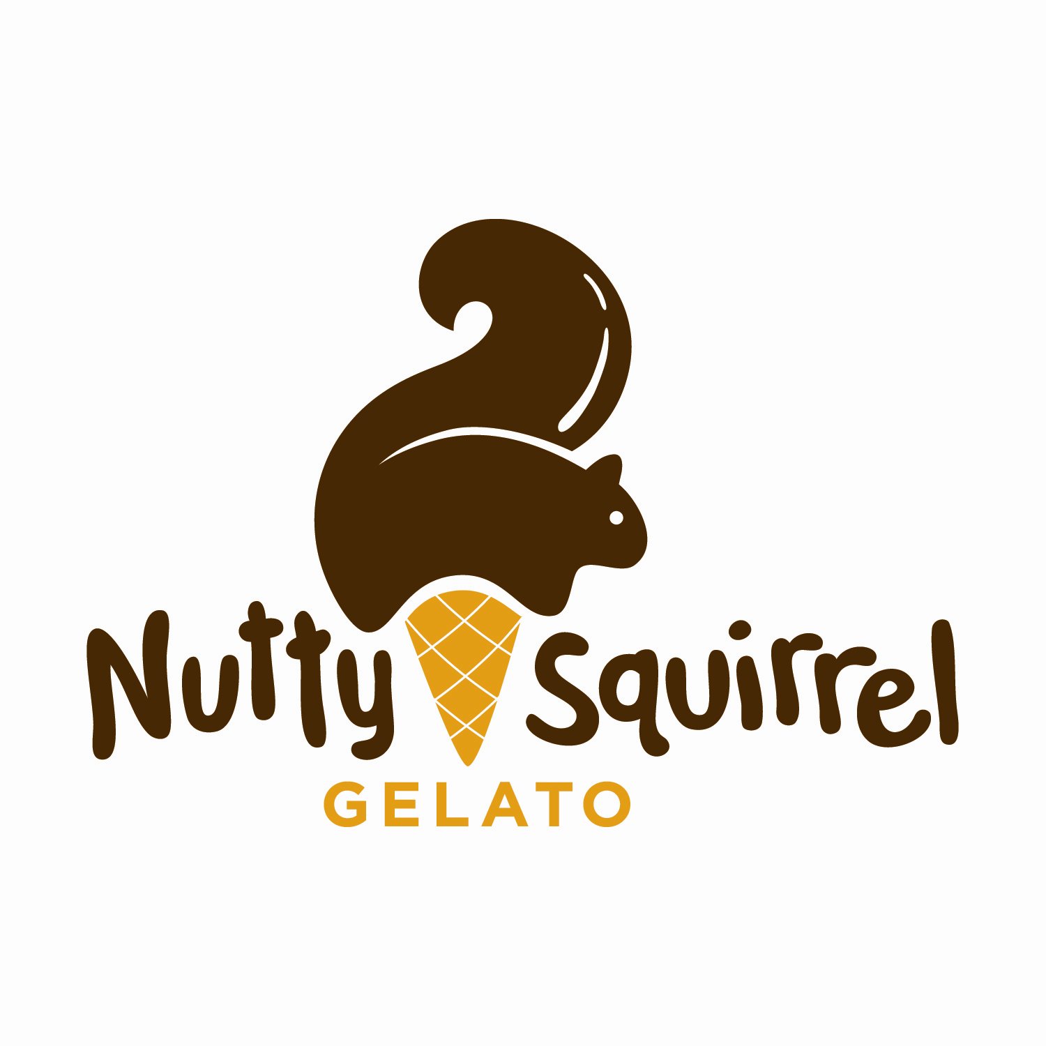 Nutty Squirrel adlı dondurma markasının logosu