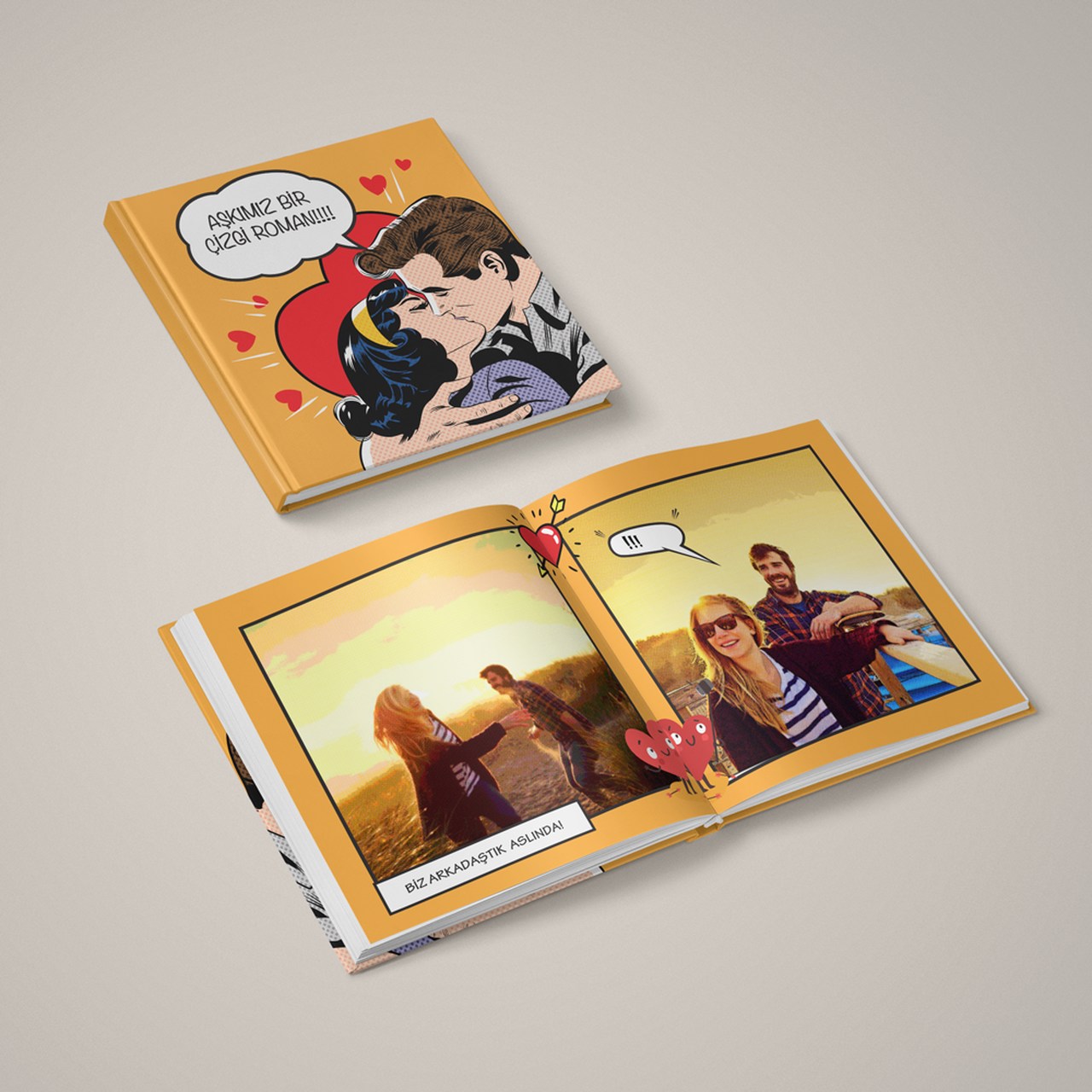 fotoroman gibi tasarlanmış fotokitap 