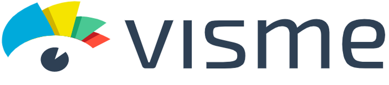 Visme adlı infografik hazırlama programının logosu