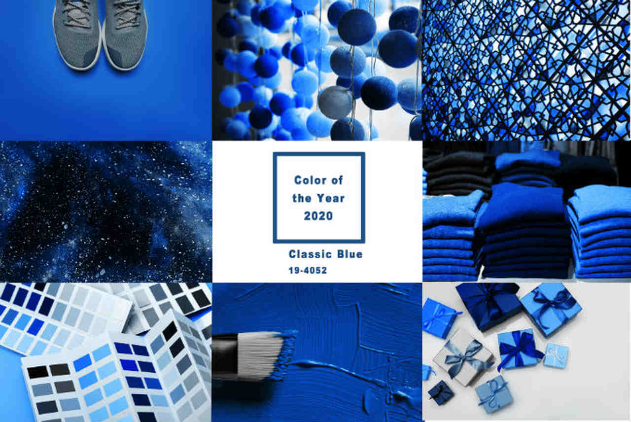 2020 yılının pantone rengi olan mavinin kullanıldığı yerler