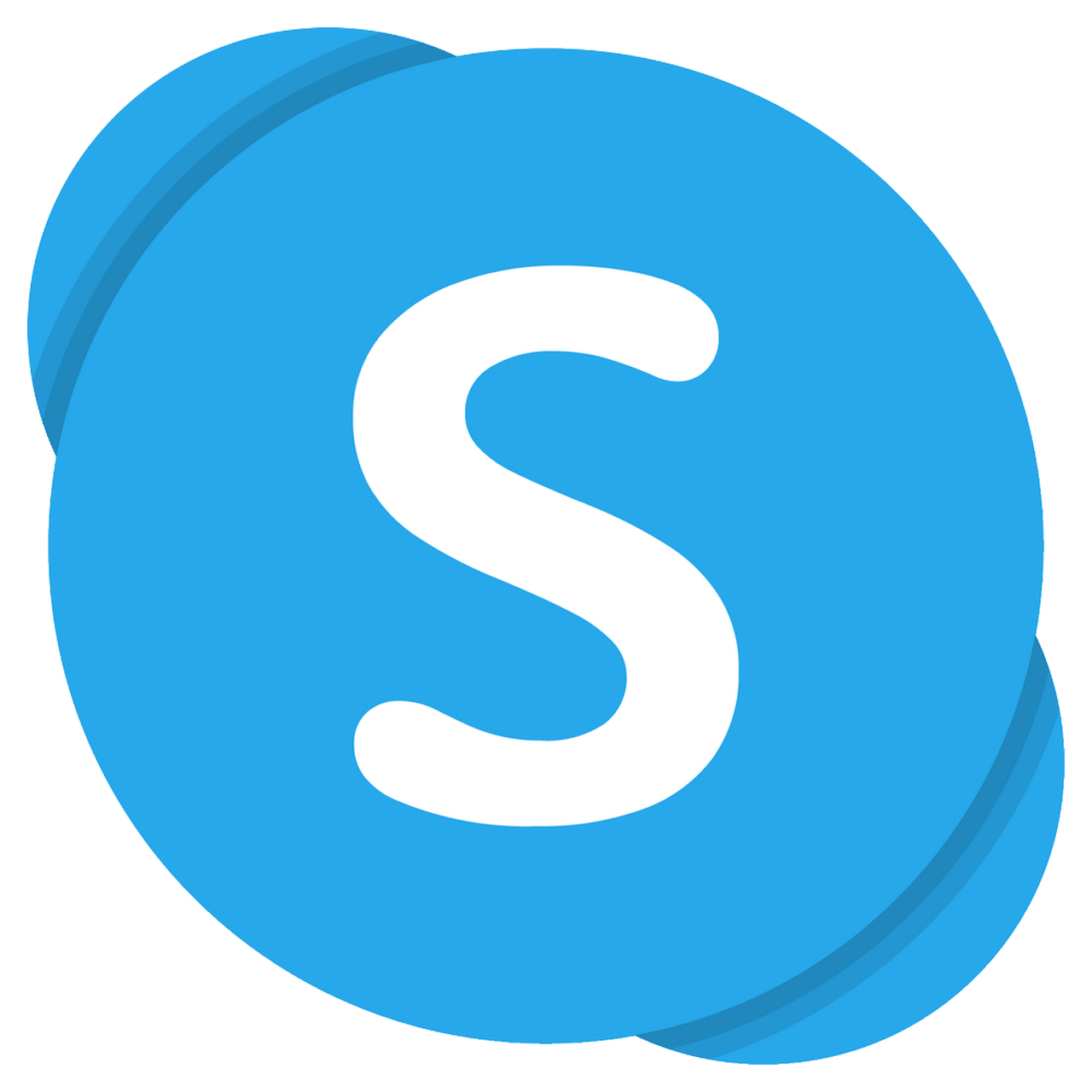 Skype adlı video konferans uygulamasının logosu