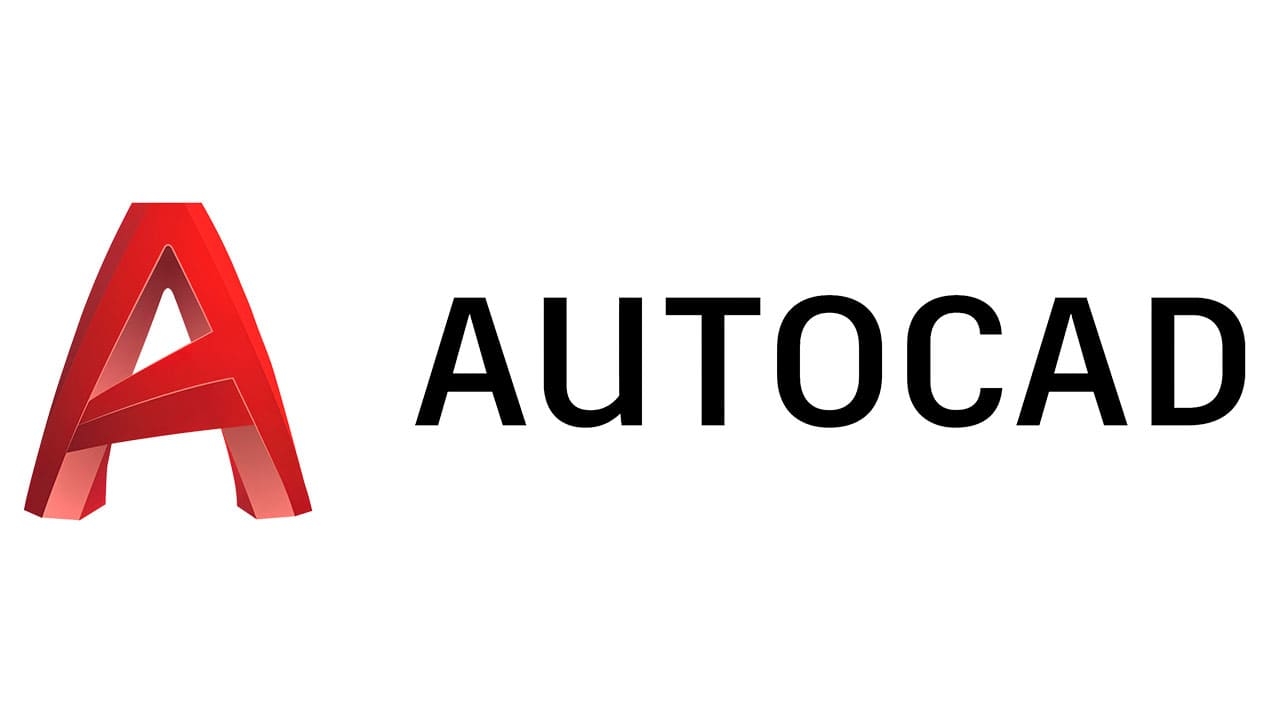 AutoCAD bilgisayar programının logosu 