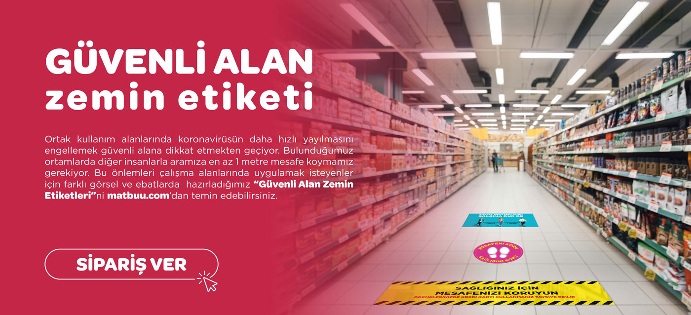 Güvenli Alan Zemin Etiketi