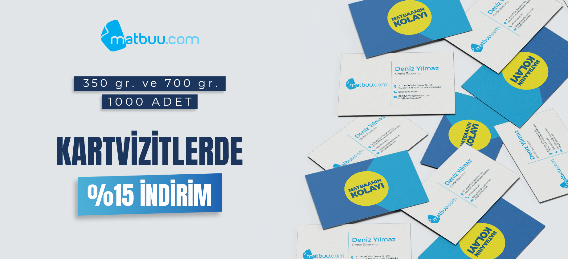Kartivizitte indirim