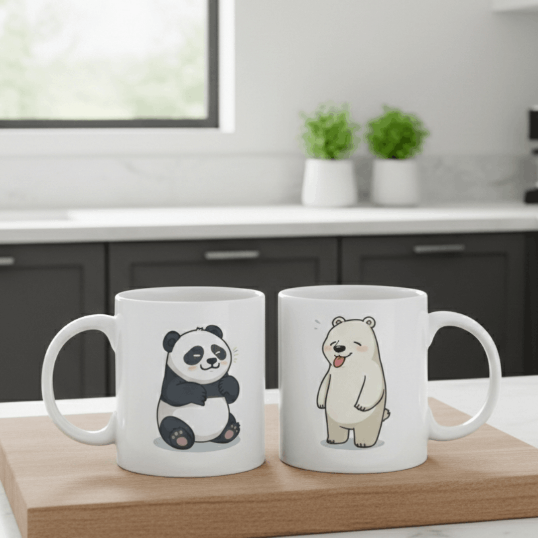 Ayıcık 2'li Kupa Bardak