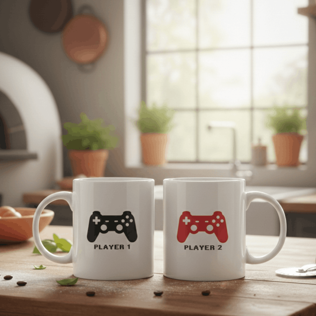 Gamer 2'li Kupa Bardak