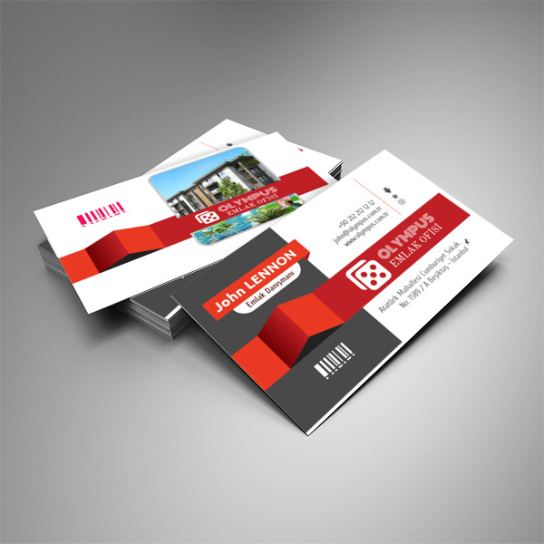 Kırmızı kartvizit