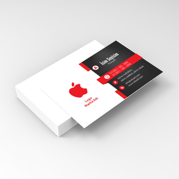 teknotif tek yön kartvizit