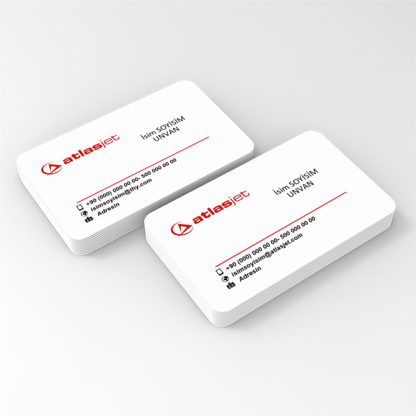 kurumsal firma kartvizit ATLASJET