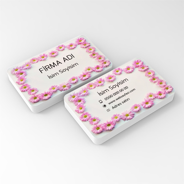 pembe çiçekler  frame