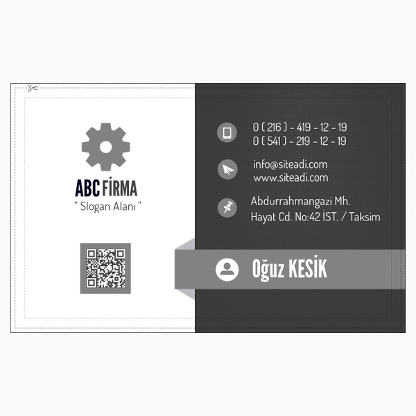 Yeşil Kurumsal Kartvizit 007