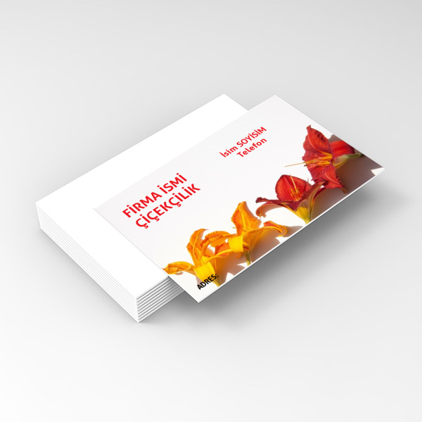 Çiçekçi Kartvizitleri