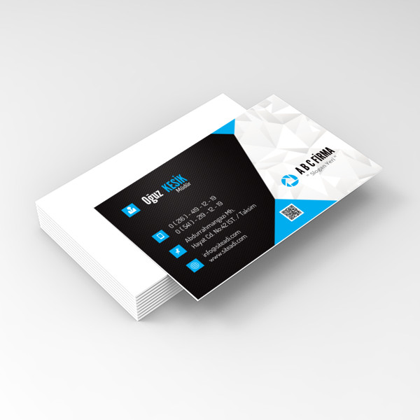 Kurumsal Mavi Kartvizit 01