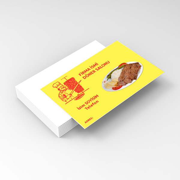 Döner Salonu Kartvizitleri
