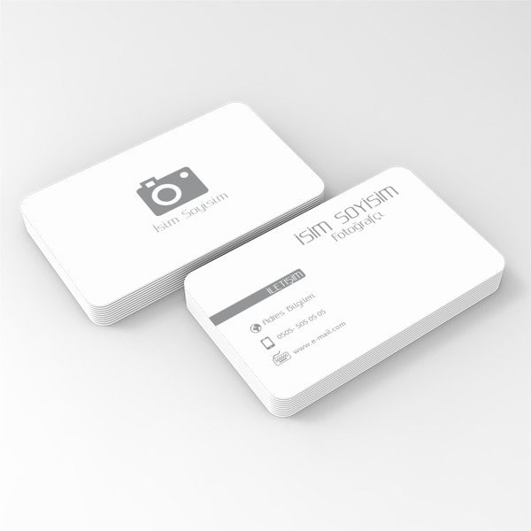 Şık Fotoğrafçı Kartviziti