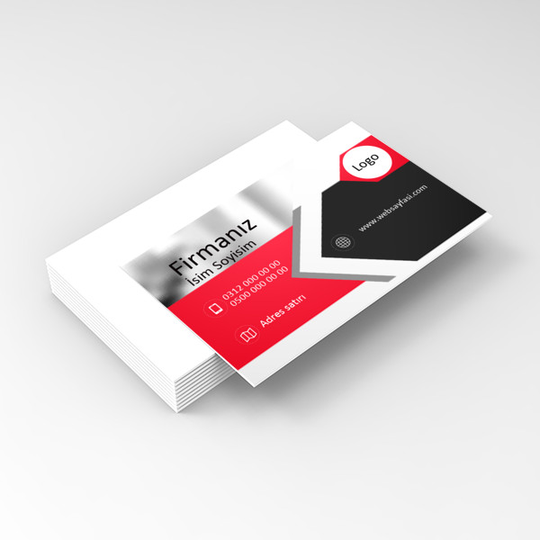 Kırmızıgrisiyah kartvizit