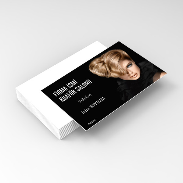 Kuaför ve Güzellik Salonu Kartvizitleri