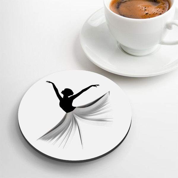 Kitap Objeli Bardak Altlığı