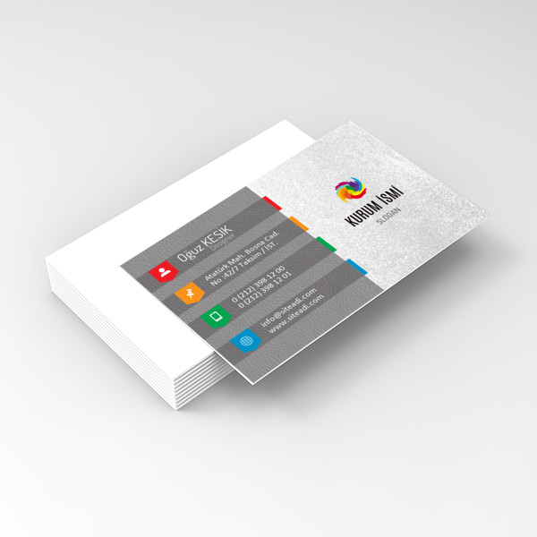 Modern Kartvizit Beyaz 008