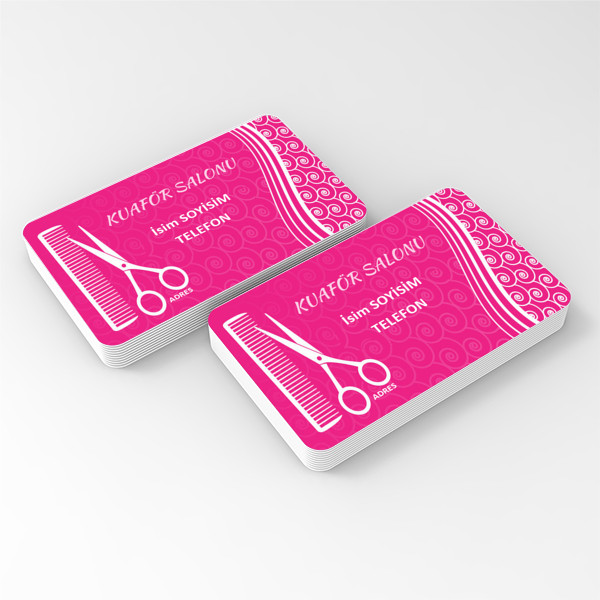 Kuaför Ve Güzellik Salonu Kartvizitleri