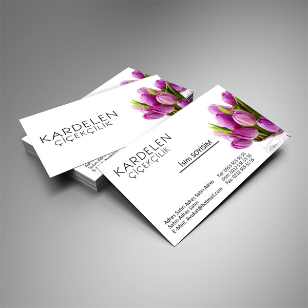 Çiçekçi Kartvizit