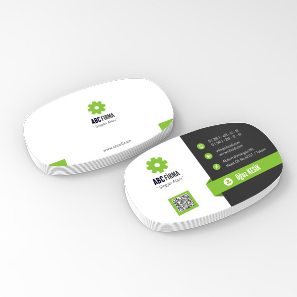 Yeşil Kurumsal Kartvizit 008