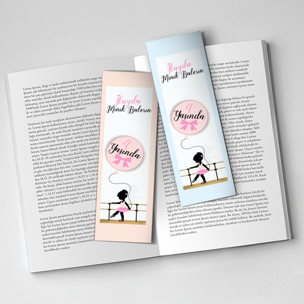 Minik Balerin Kitap Ayracı