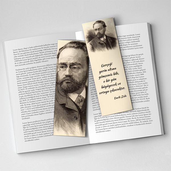 Emile Zola Kitap Ayracı