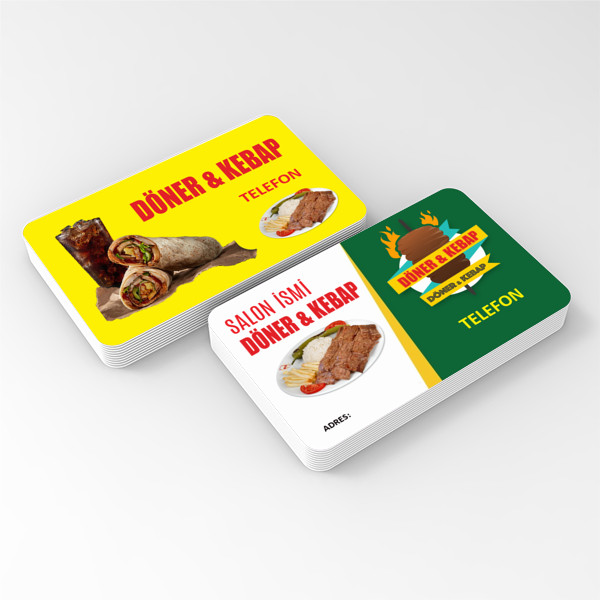 Döner & Kebap Salonu Kartvizitleri