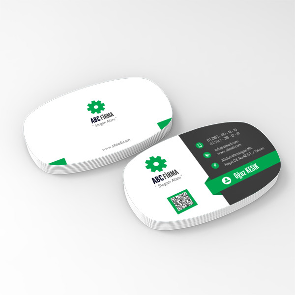 Yeşil Kurumsal Kartvizit 003