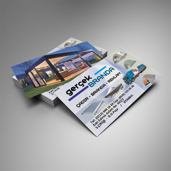 çadır branda kartvizit tasarımı