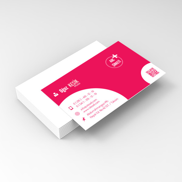 Oval Desen Kartvizit 04