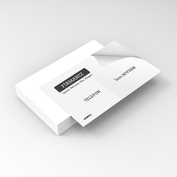 Firmanız ve İşyeriniz için Kartvizitler