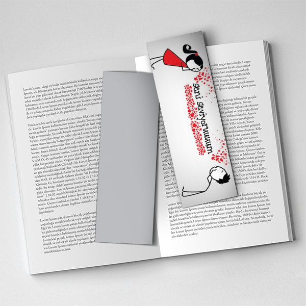 seni seviyorum kitap ayracı