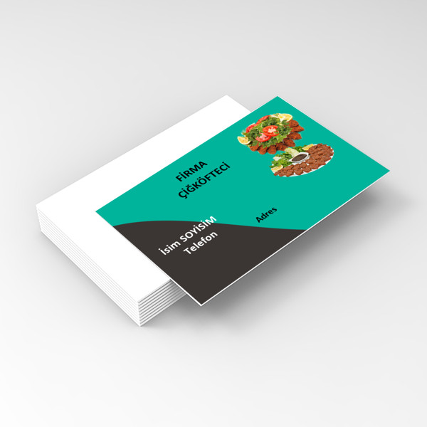 Çiğköfteci için kartvizitler