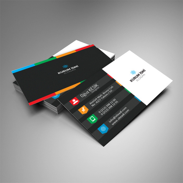 Renkli Tual Kartvizit