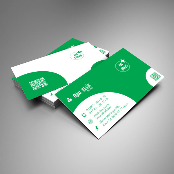 Oval Desen Kartvizit 02