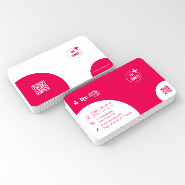 Oval Desen Kartvizit 04