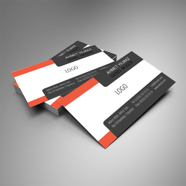 Kartvizit Tasarımı -Renkleri değişebilen